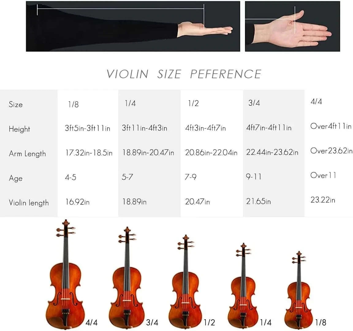 Christina V05A Handmade Violin – Premium Beginner & Student Violin Kit AU