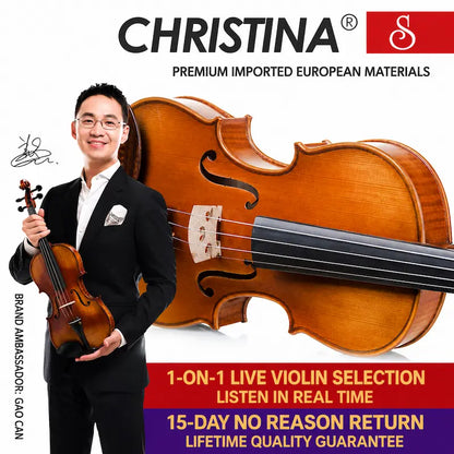 CHRISTINA S400B Acoustic Violin – Handmade Violin 4/4 | Christina Violin Australia