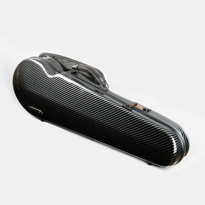 Christina violin case angled view, lightweight and durable, handcrafted violin Australia, quality violin under $500