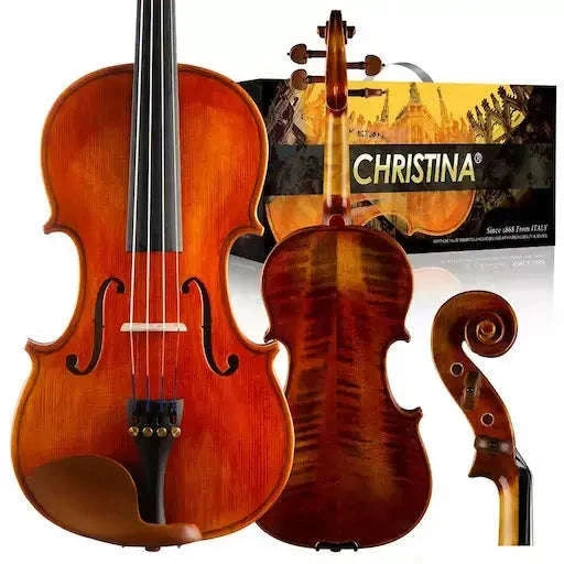 Beginner CHRISTINA V04 Violin Full Size – Complete Kit with Case & Essentials