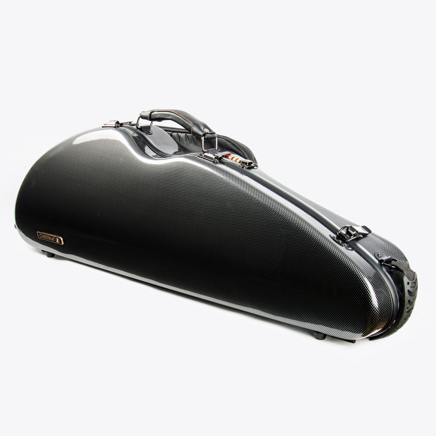 Outdoor travel use of lightweight 4/4 violin case polycarbonate for orchestra musicians