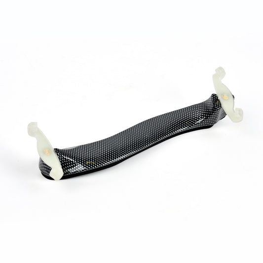 Carbon Fiber Violin Shoulder Rest – Front View, Adjustable 4/4 & 3/4