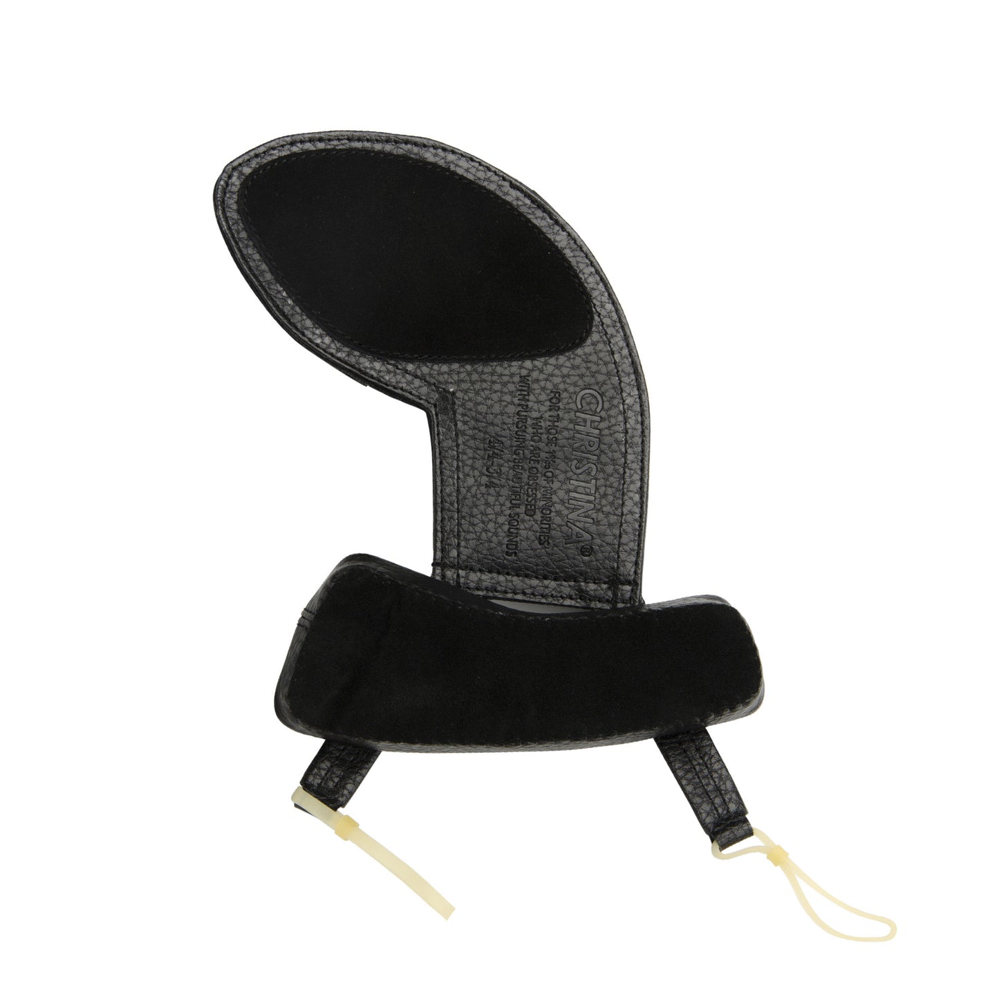 CHRISTINA Comfort Shoulder Rest – Installed on Violin Side View