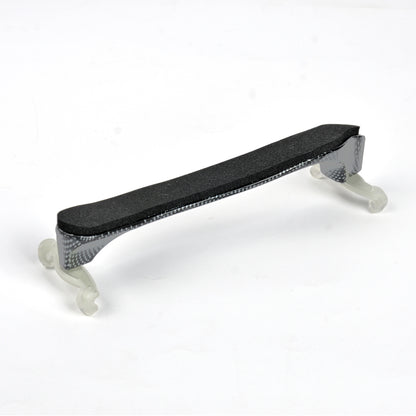 Carbon Fiber Violin Shoulder Rest – Installed on Violin, Side View