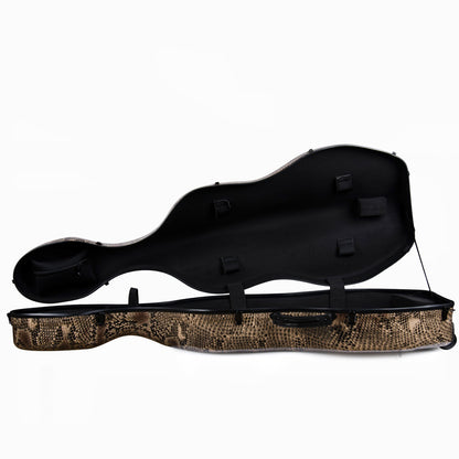 Accessories included with cello case with backpack straps for professional cello storage and travel