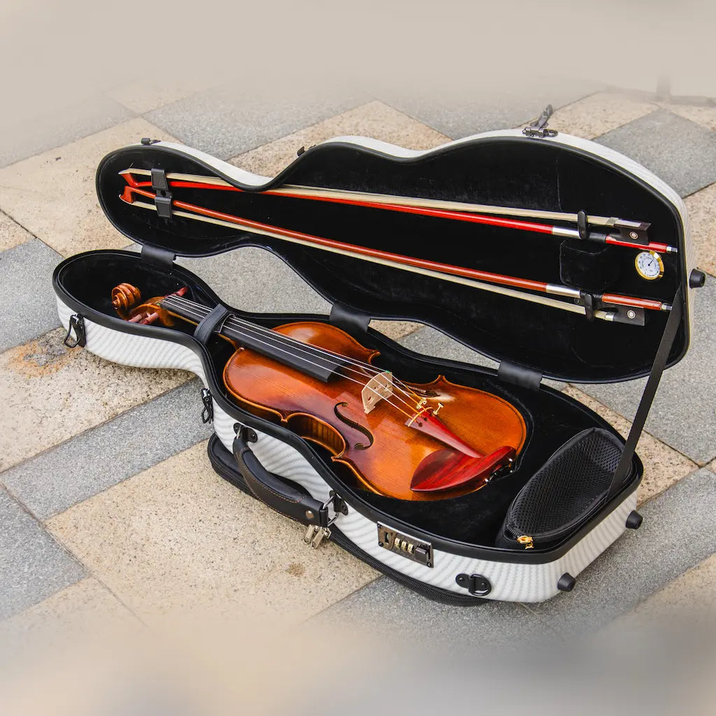Carbon Fiber Violin Case – Hygrometer and Interior Layout