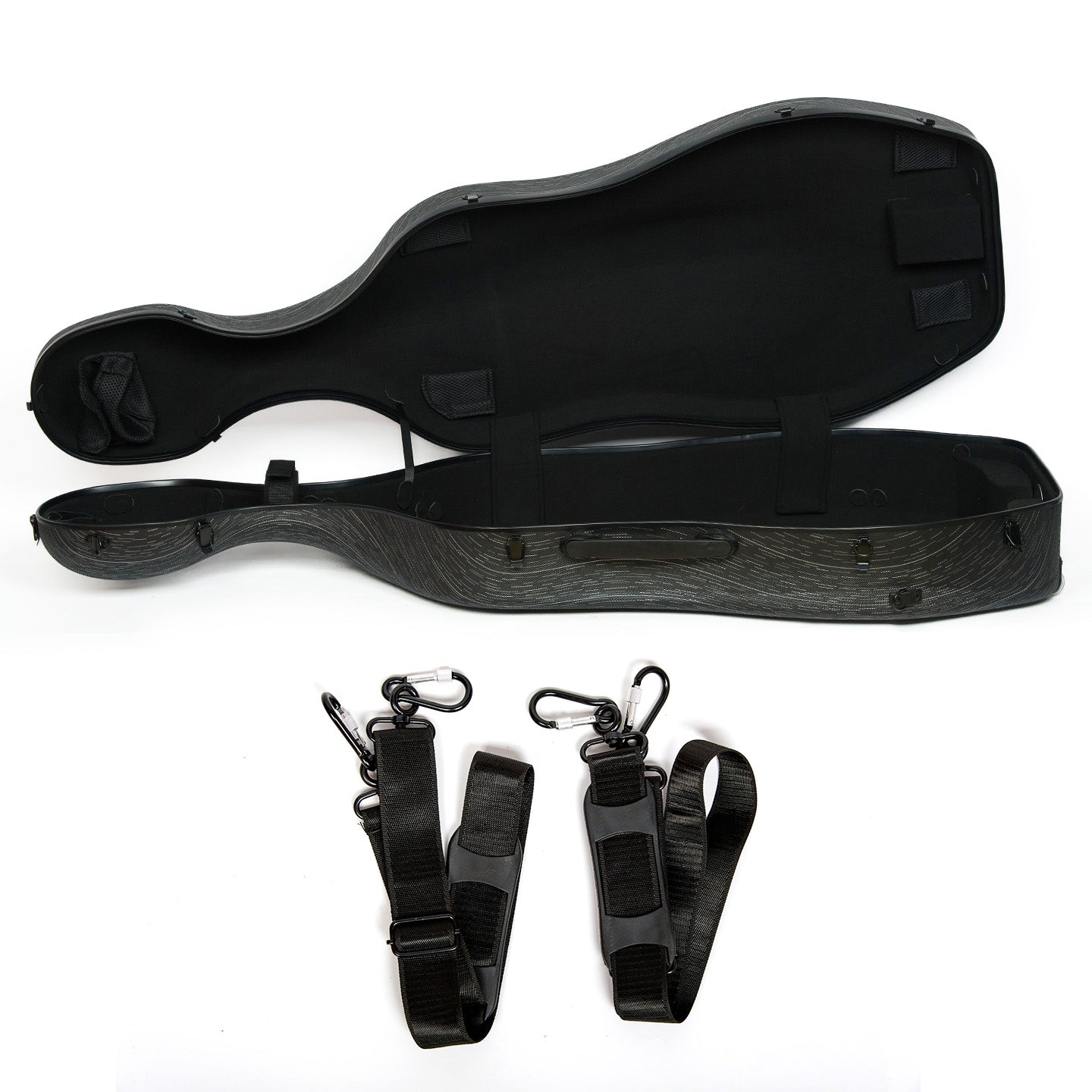 Accessories included with CHRISTINA 4/4 cello case with wheels and backpack straps