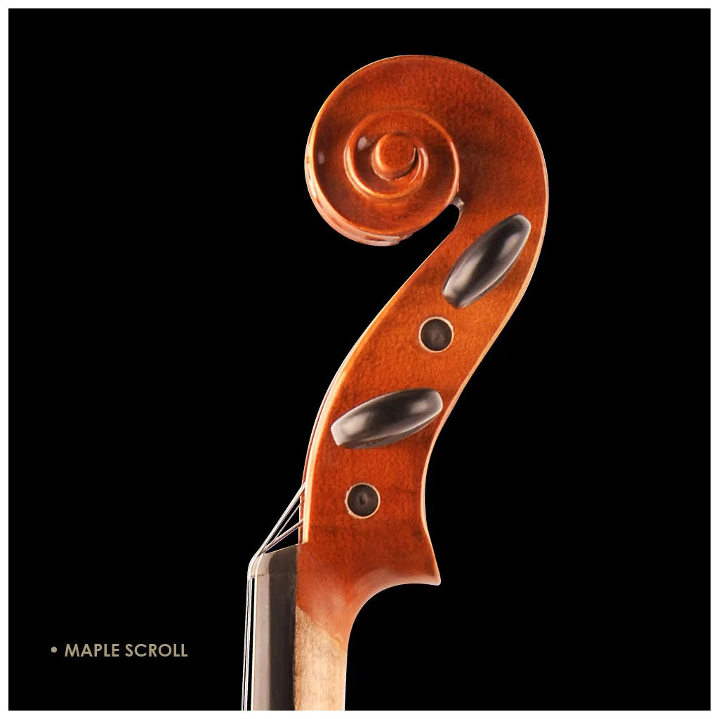 Christina V07A Masterpiece Violin – Bridge and Strings Detail