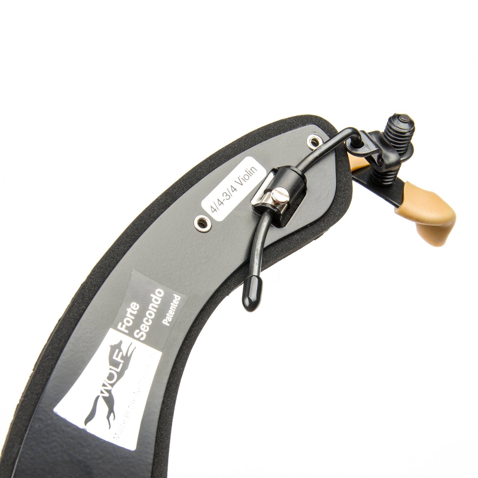 WOLF Forte Secondo Shoulder Rest – Back View and Arm Construction