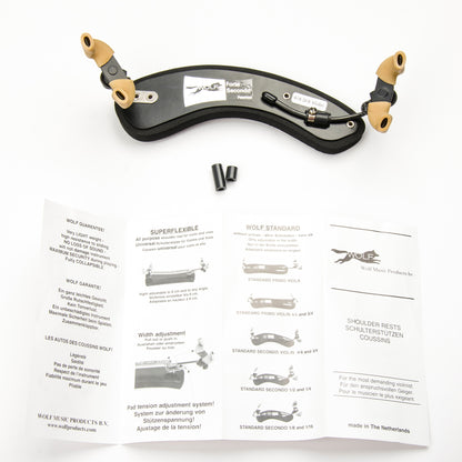 WOLF Forte Secondo Shoulder Rest – Height Adjustment Range