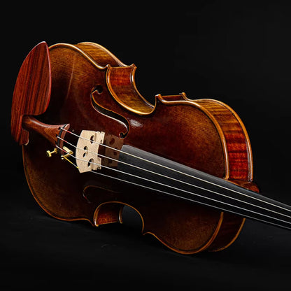 CHRISTINA S300A Professional Violin – Ebony Fittings Close-up