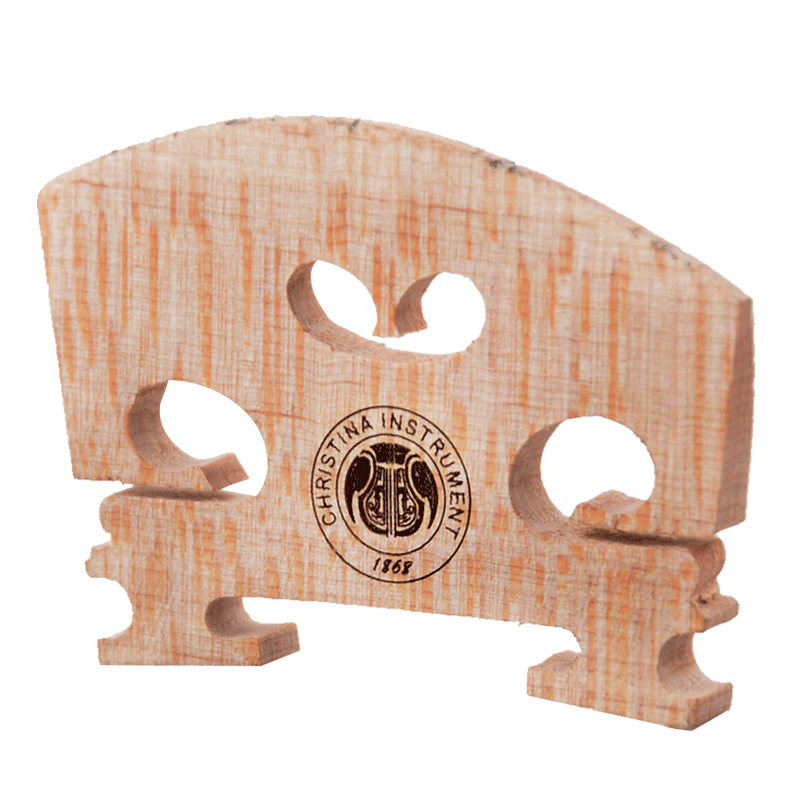Premium violin bridge replacement for 4/4 violin setup and professional sound adjustment