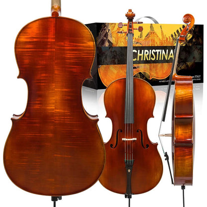Christina C05 Carbon Fiber Cello – Side View Detail