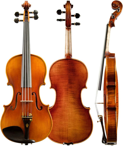 CHRISTINA V05C Handmade Professional Acoustic Violin Kit for Beginners and Adults - CHRISTINA