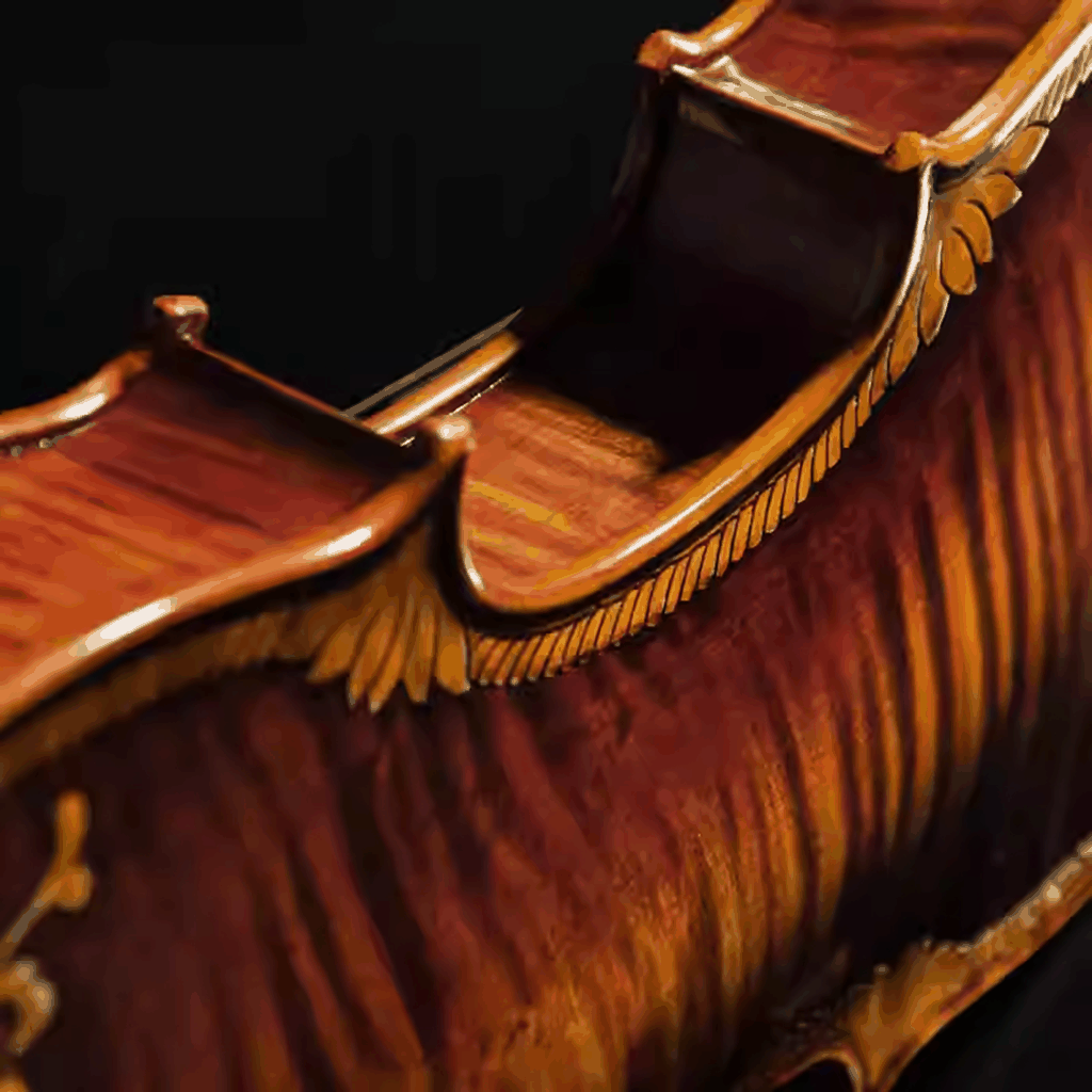 Back view of CHRISTINA V07 Limited Violin Kit Australia highlighting handcrafted maple construction